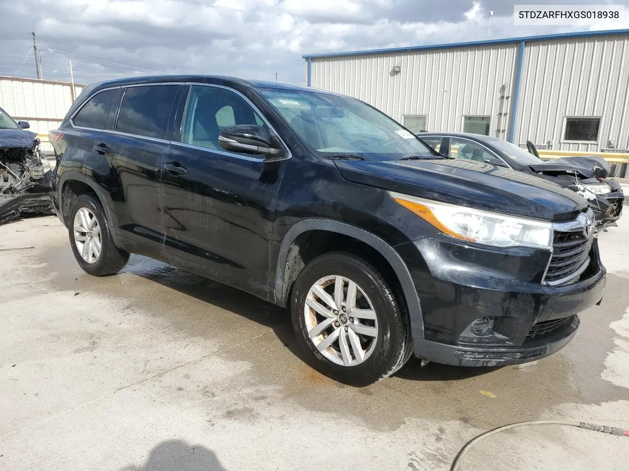 2016 Toyota Highlander Le VIN: 5TDZARFHXGS018938 Lot: 78416484