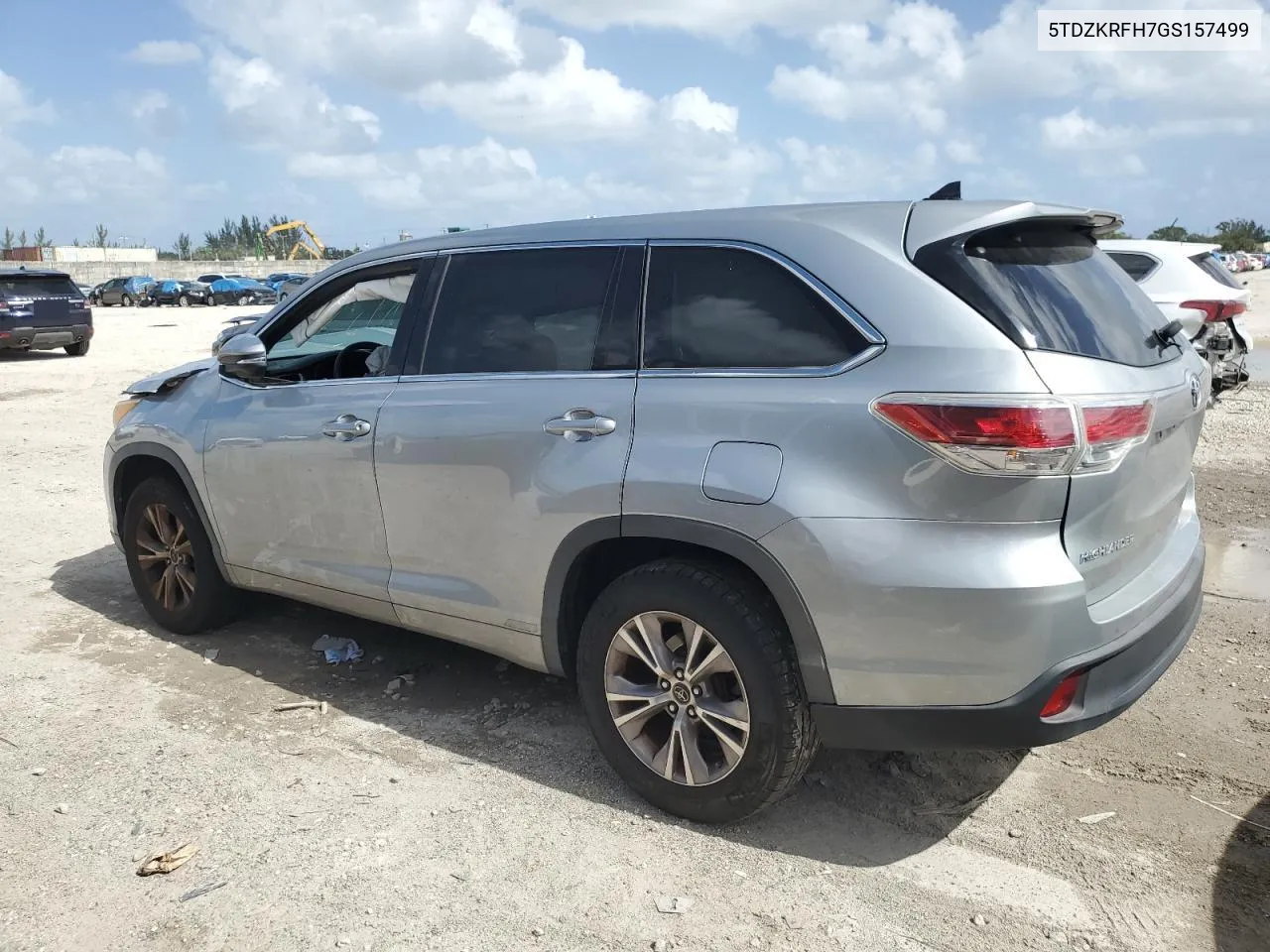 2016 Toyota Highlander Le VIN: 5TDZKRFH7GS157499 Lot: 78769794