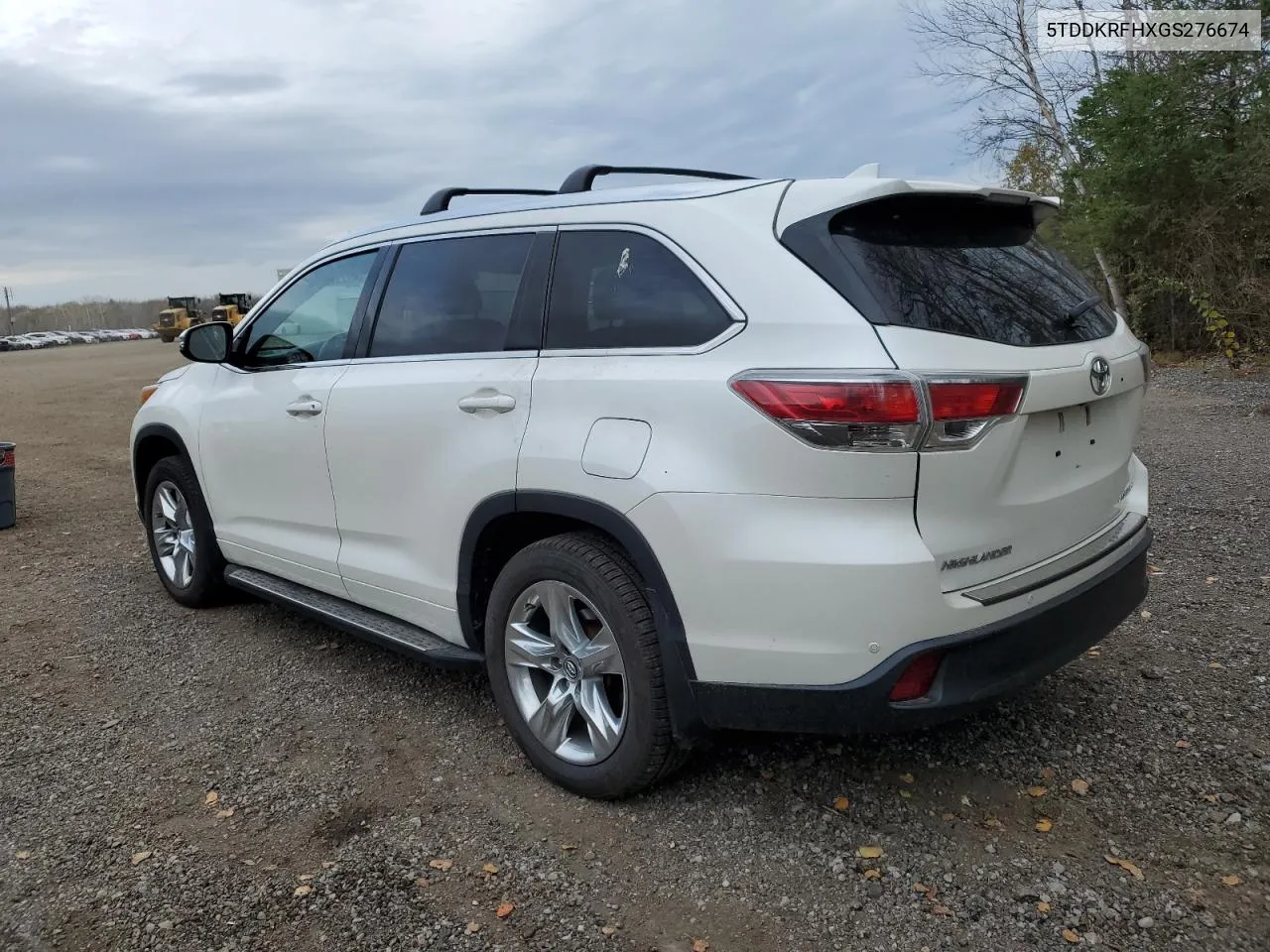 2016 Toyota Highlander Limited VIN: 5TDDKRFHXGS276674 Lot: 78922084