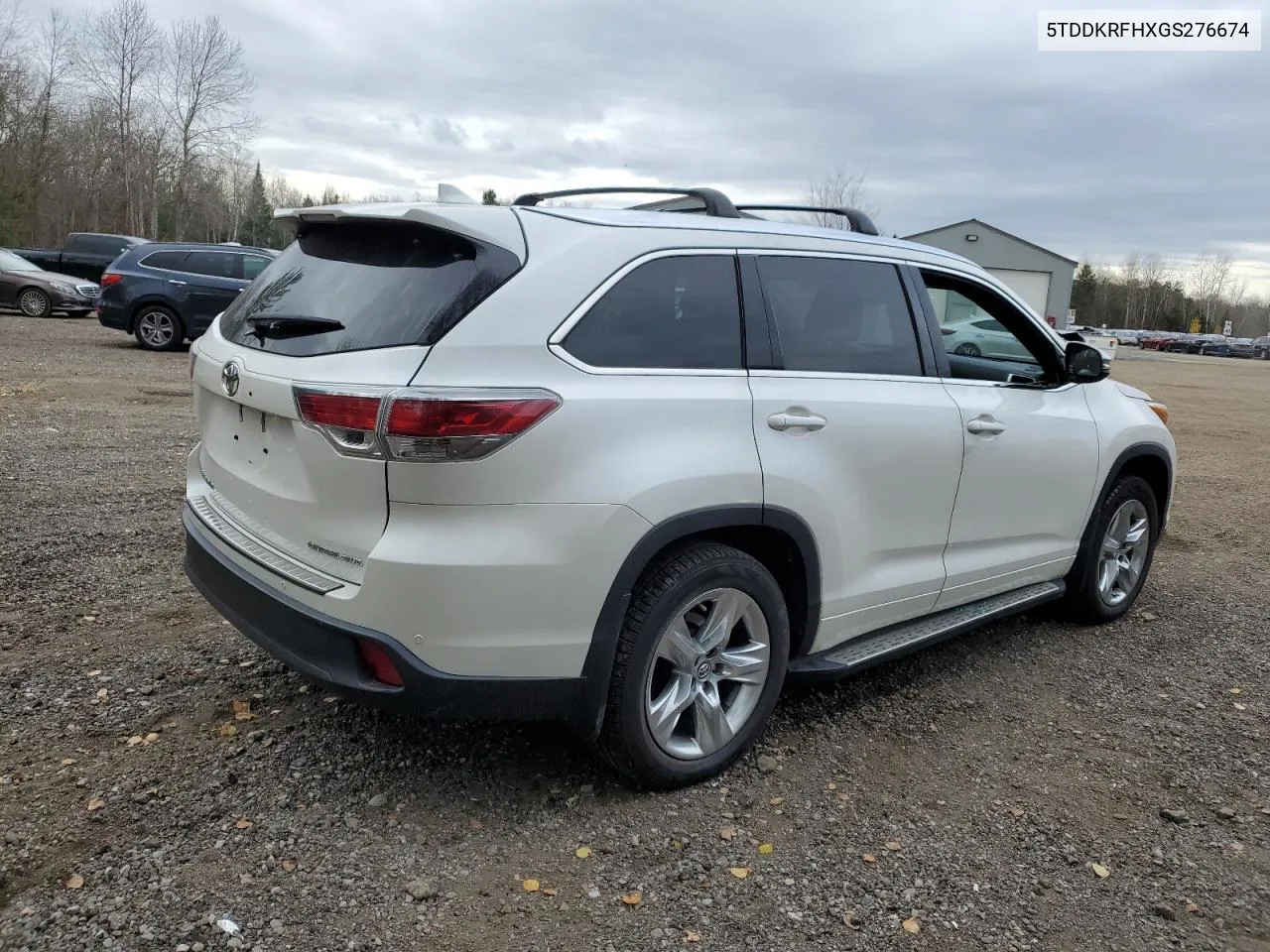 2016 Toyota Highlander Limited VIN: 5TDDKRFHXGS276674 Lot: 78922084