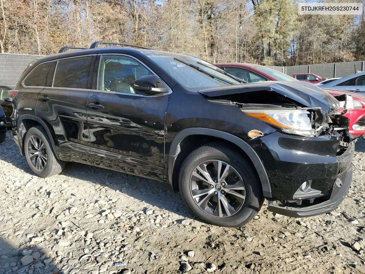 2016 Toyota Highlander Xle VIN: 5TDJKRFH2GS230744 Lot: 79407954