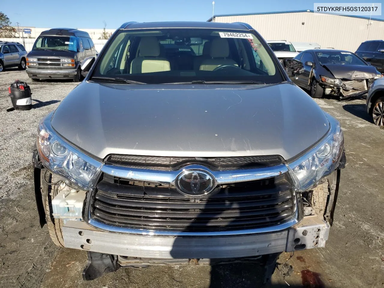 2016 Toyota Highlander Limited VIN: 5TDYKRFH5GS120317 Lot: 79462254