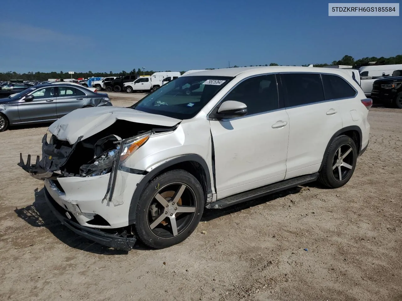 2016 Toyota Highlander Le VIN: 5TDZKRFH6GS185584 Lot: 79525364