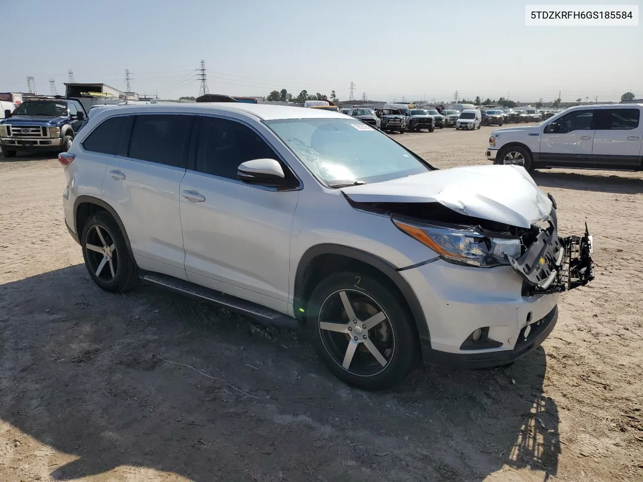 2016 Toyota Highlander Le VIN: 5TDZKRFH6GS185584 Lot: 79525364