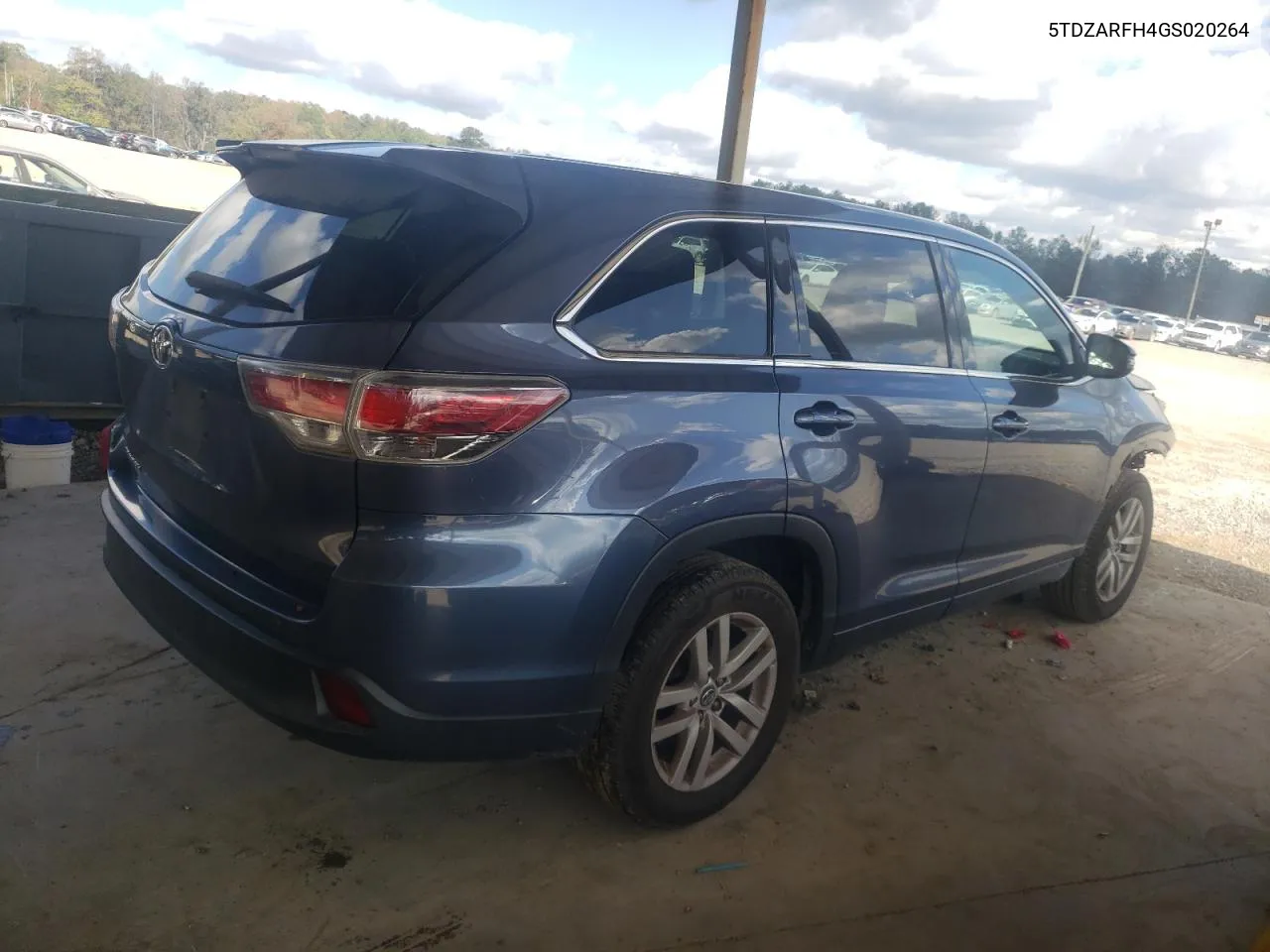 2016 Toyota Highlander Le VIN: 5TDZARFH4GS020264 Lot: 79664674