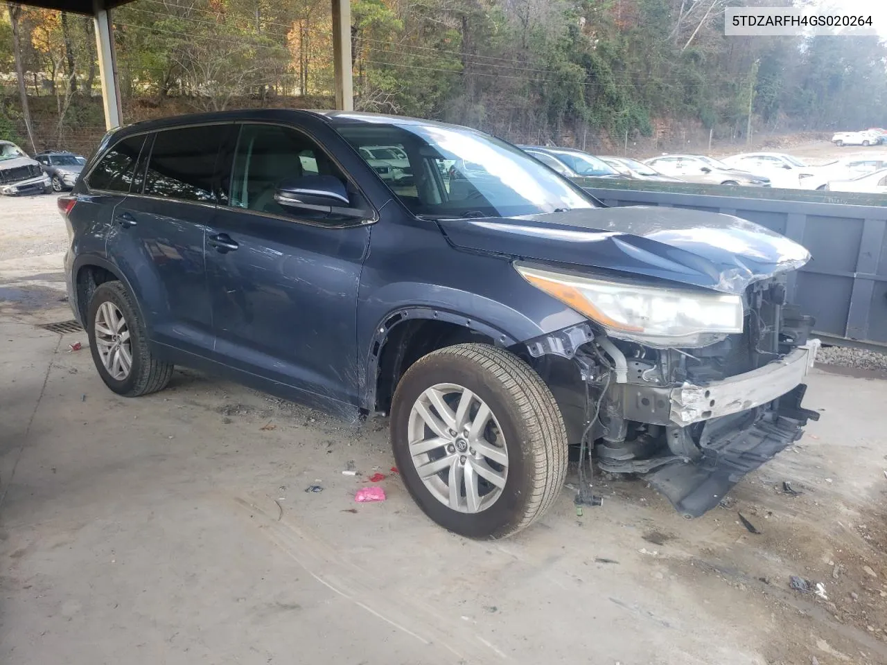 2016 Toyota Highlander Le VIN: 5TDZARFH4GS020264 Lot: 79664674