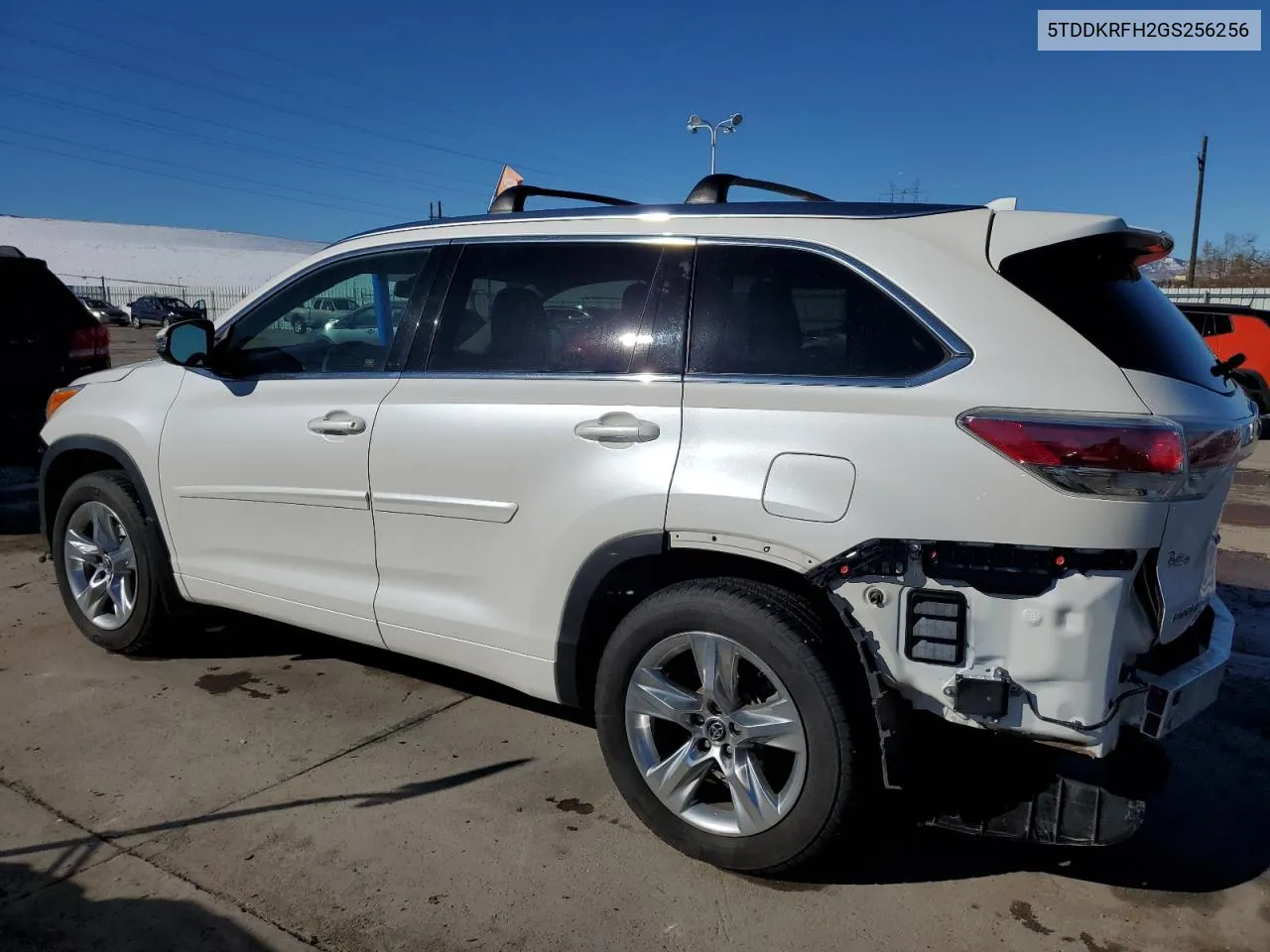 2016 Toyota Highlander Limited VIN: 5TDDKRFH2GS256256 Lot: 80061404