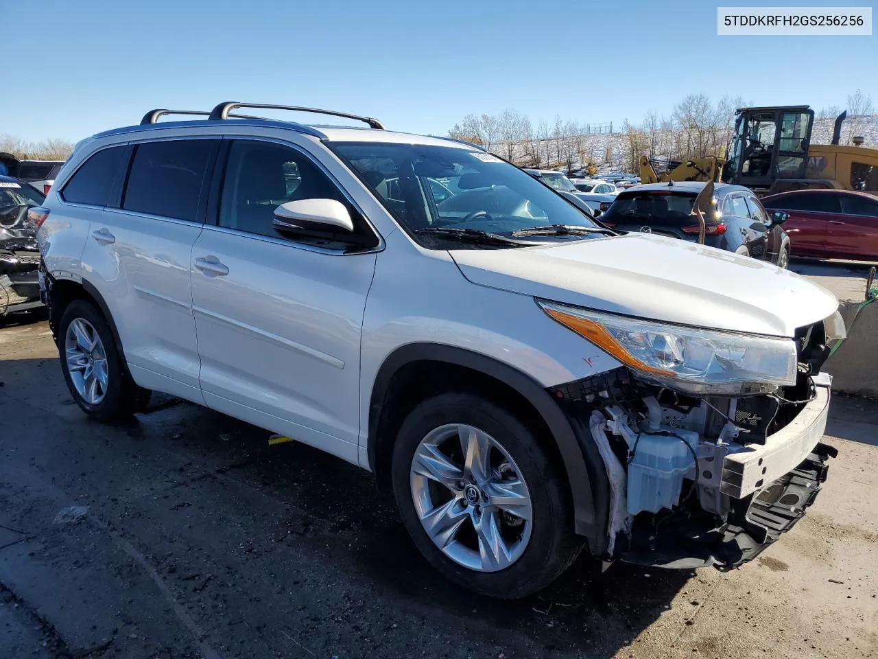 2016 Toyota Highlander Limited VIN: 5TDDKRFH2GS256256 Lot: 80061404