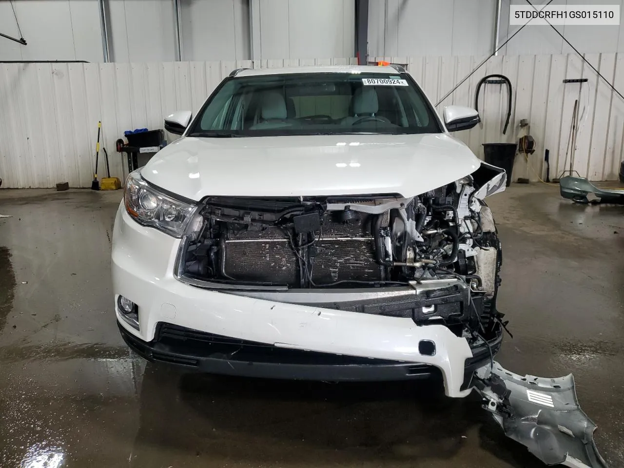 5TDDCRFH1GS015110 2016 Toyota Highlander Hybrid Limited