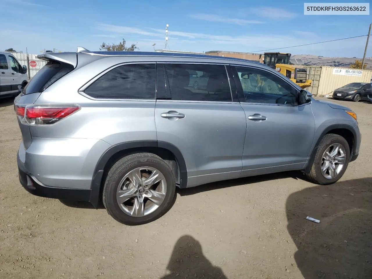 2016 Toyota Highlander Limited VIN: 5TDDKRFH3GS263622 Lot: 81626764