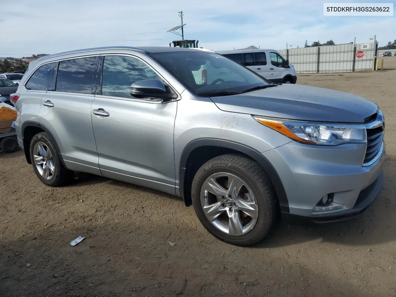 2016 Toyota Highlander Limited VIN: 5TDDKRFH3GS263622 Lot: 81626764