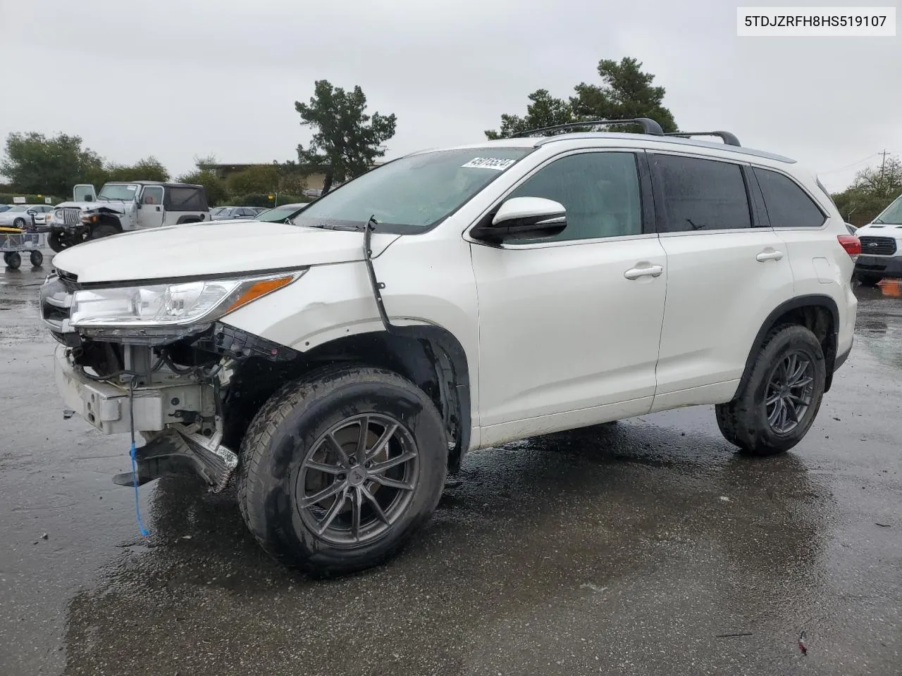 2017 Toyota Highlander Se VIN: 5TDJZRFH8HS519107 Lot: 45015524