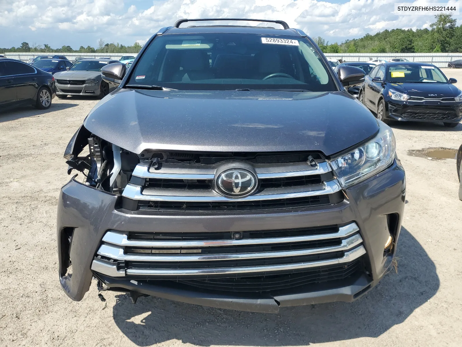 2017 Toyota Highlander Limited VIN: 5TDYZRFH6HS221444 Lot: 52893324