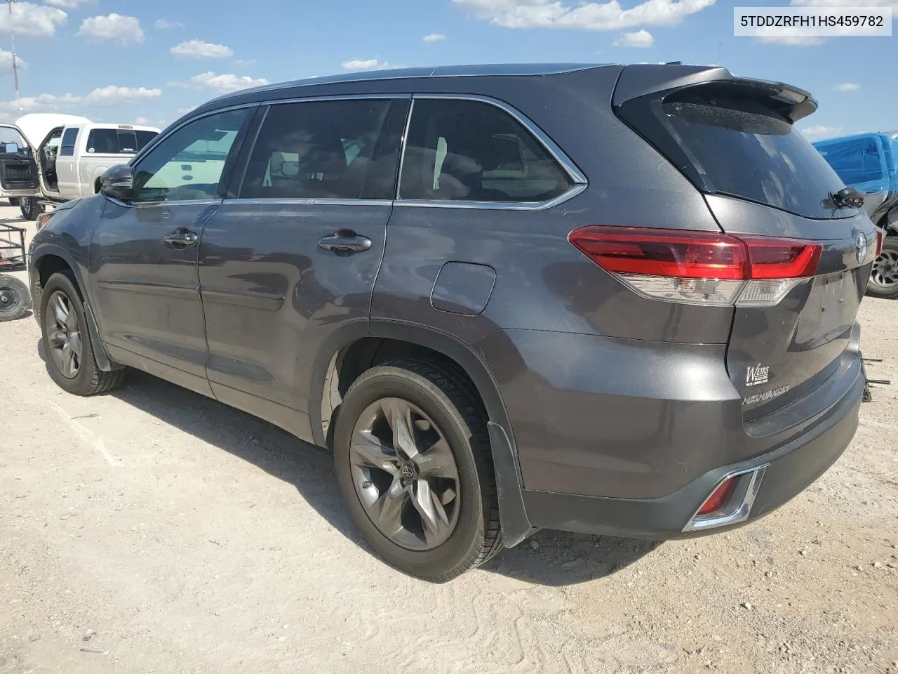 2017 Toyota Highlander Limited VIN: 5TDDZRFH1HS459782 Lot: 58637124