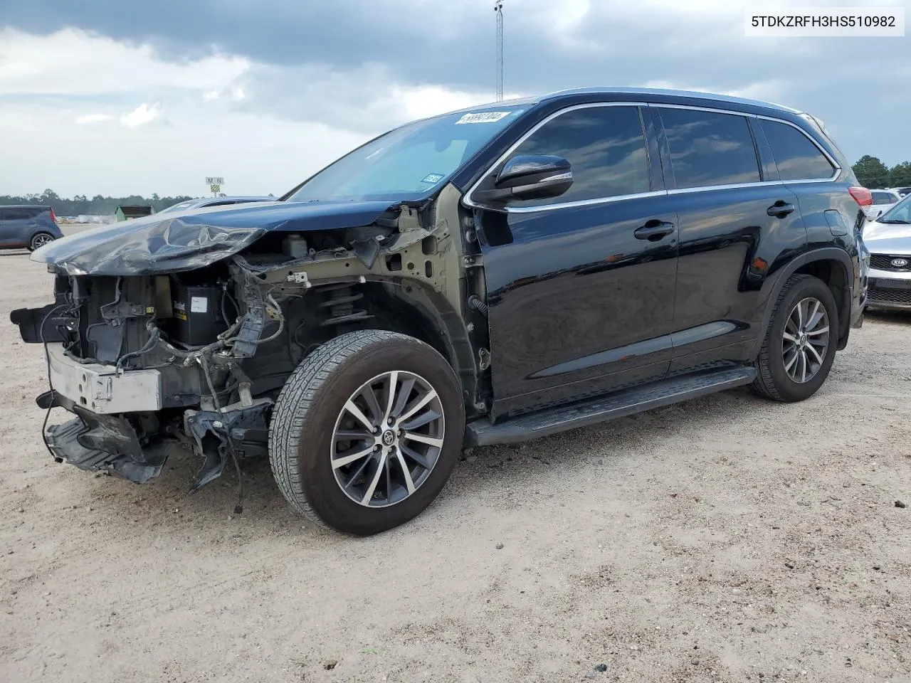 2017 Toyota Highlander Se VIN: 5TDKZRFH3HS510982 Lot: 58892304