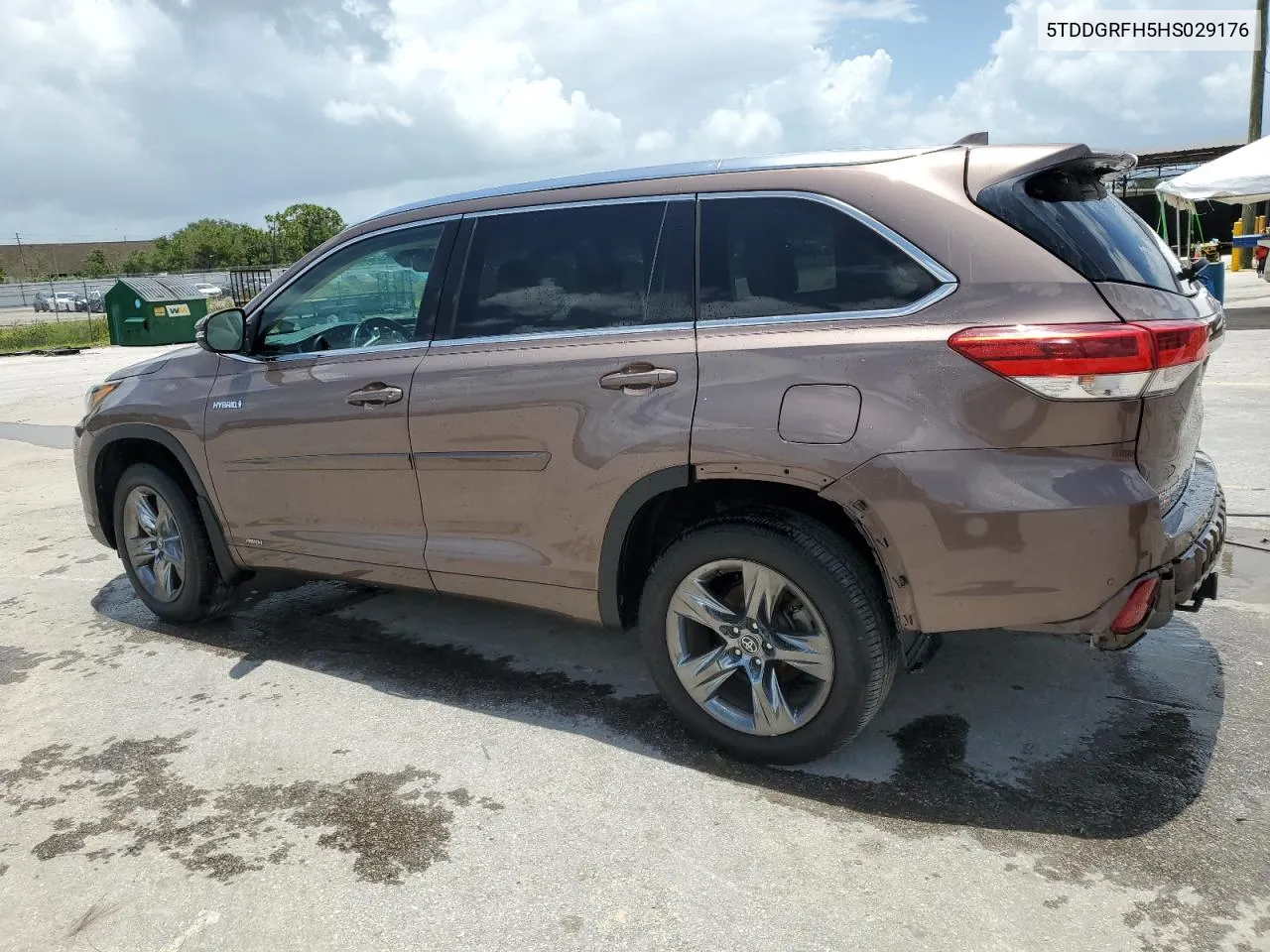 2017 Toyota Highlander Hybrid Limited VIN: 5TDDGRFH5HS029176 Lot: 59680354