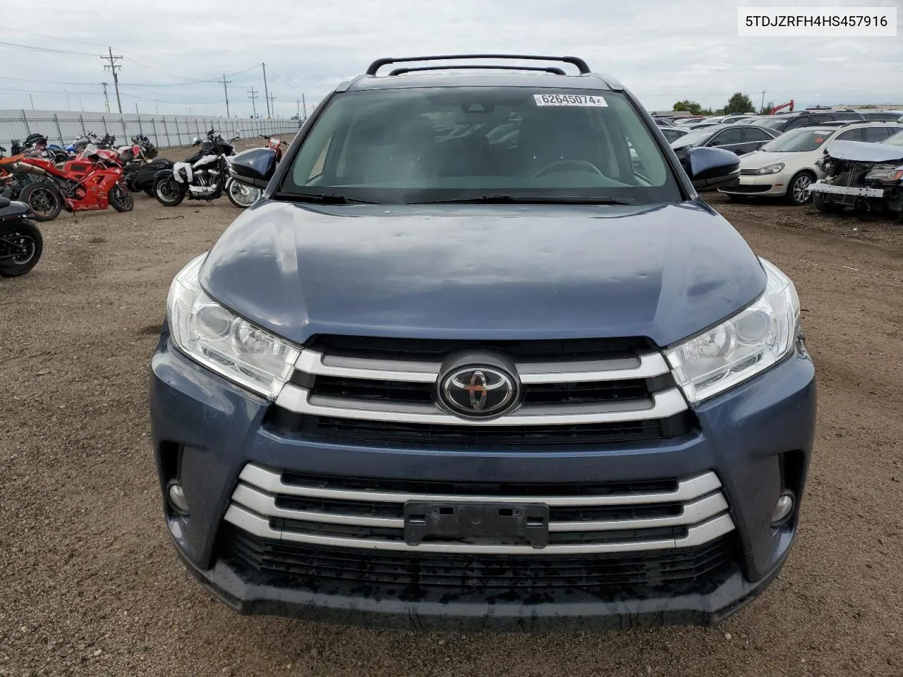 5TDJZRFH4HS457916 2017 Toyota Highlander Se