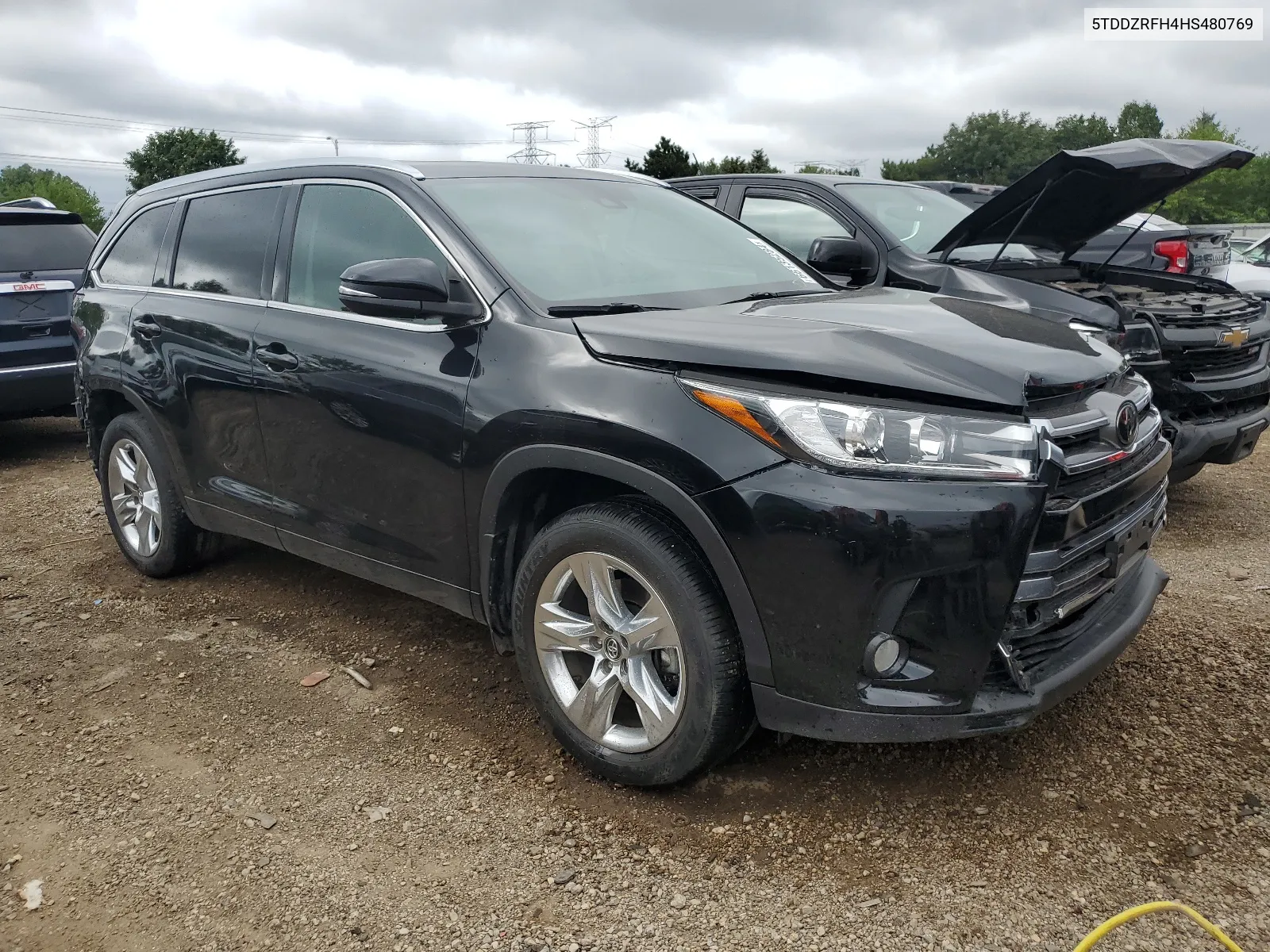 2017 Toyota Highlander Limited VIN: 5TDDZRFH4HS480769 Lot: 66135284