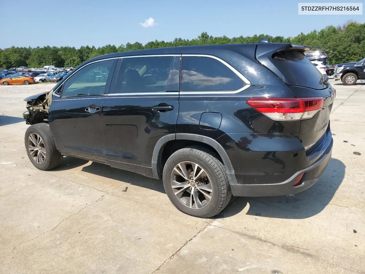 2017 Toyota Highlander Le VIN: 5TDZZRFH7HS216564 Lot: 67230654