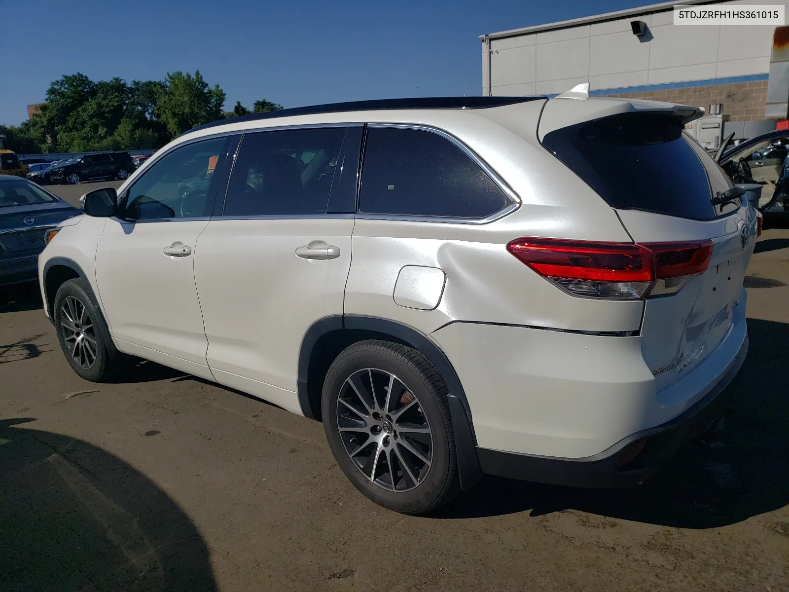 2017 Toyota Highlander Se VIN: 5TDJZRFH1HS361015 Lot: 67904474