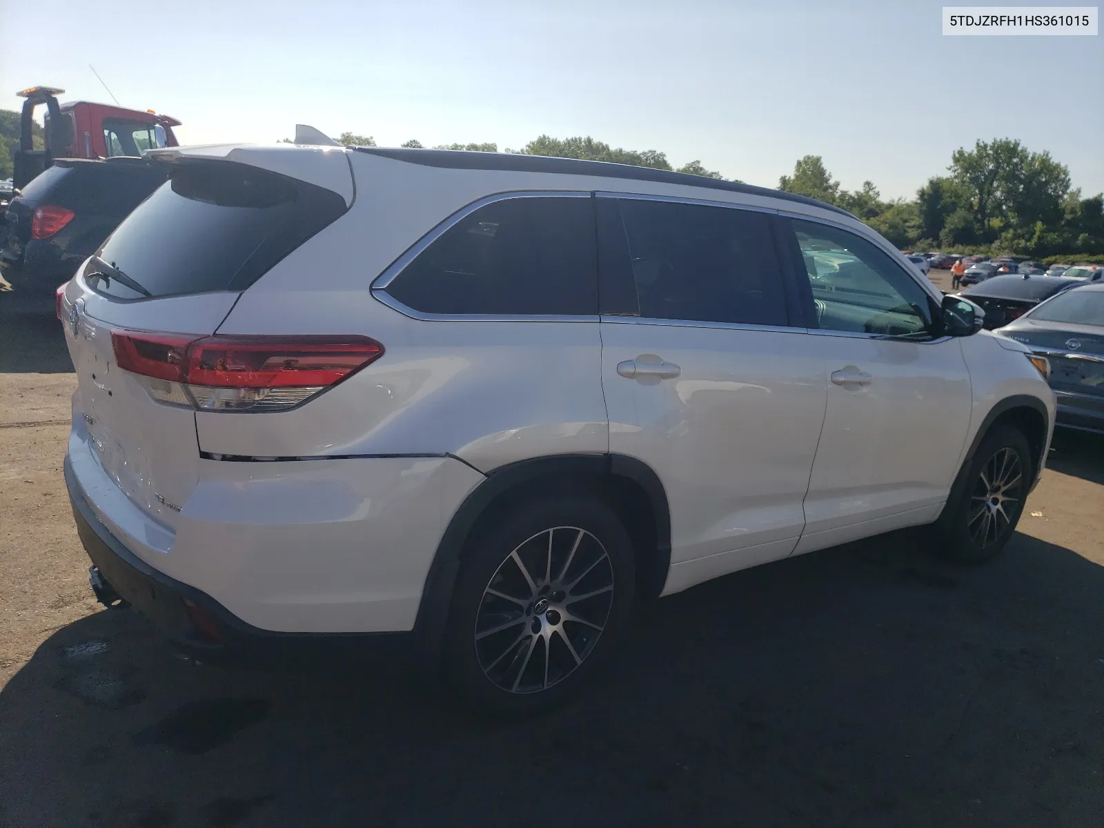 2017 Toyota Highlander Se VIN: 5TDJZRFH1HS361015 Lot: 67904474