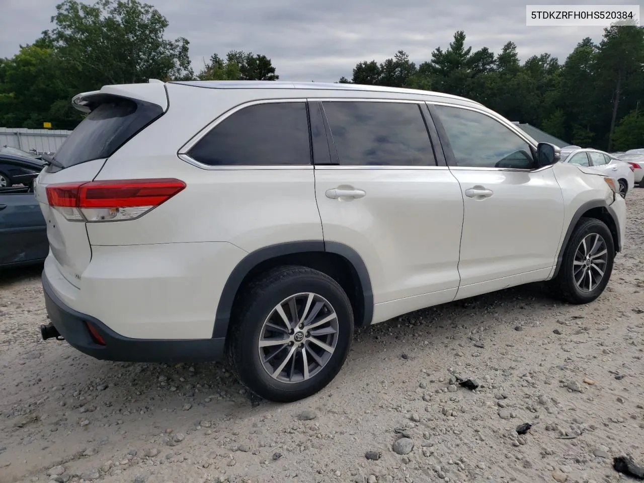 5TDKZRFH0HS520384 2017 Toyota Highlander Se