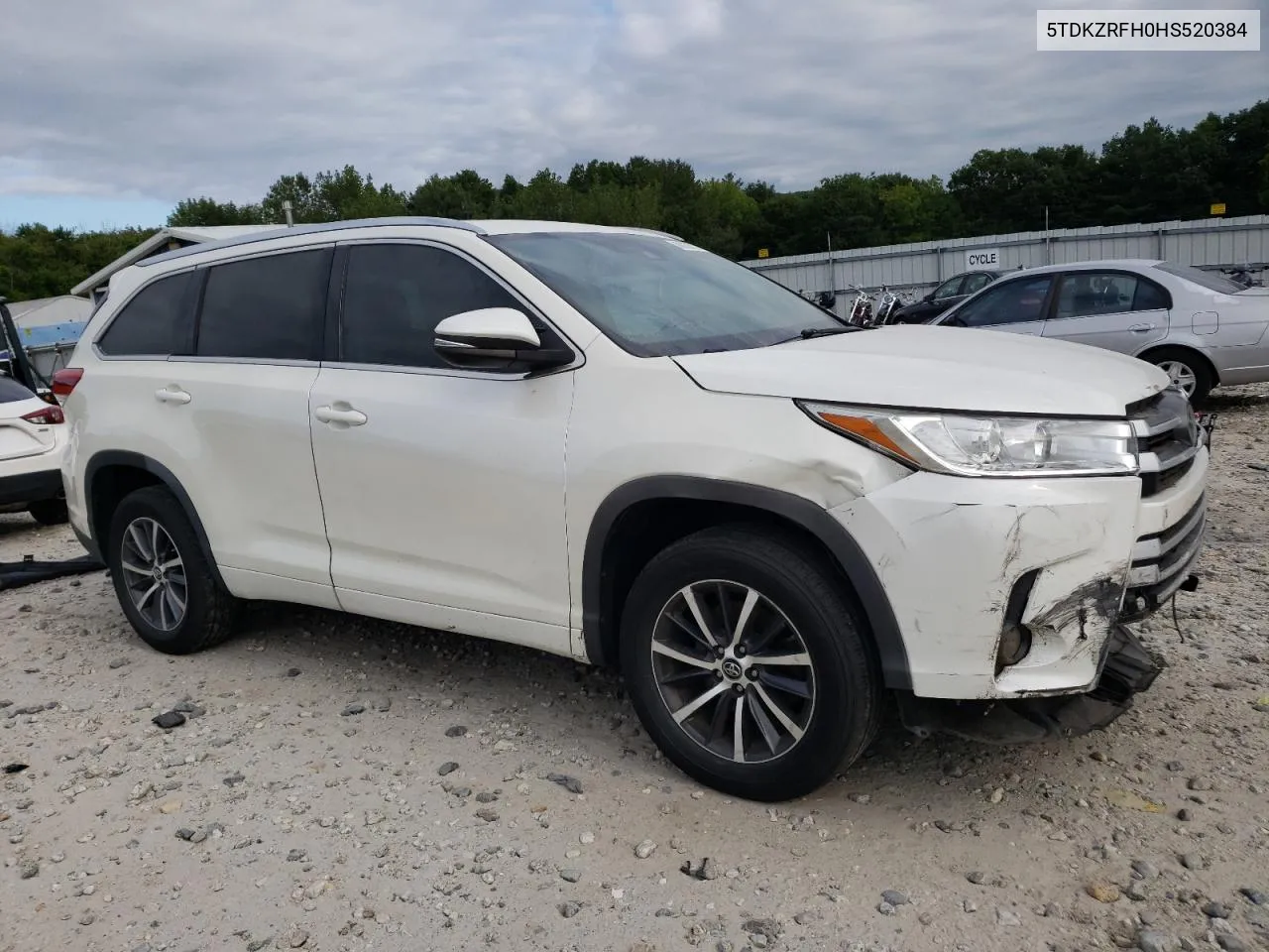 5TDKZRFH0HS520384 2017 Toyota Highlander Se