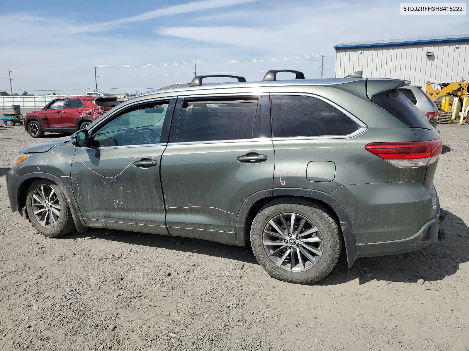 2017 Toyota Highlander Se VIN: 5TDJZRFH3HS415222 Lot: 68221914