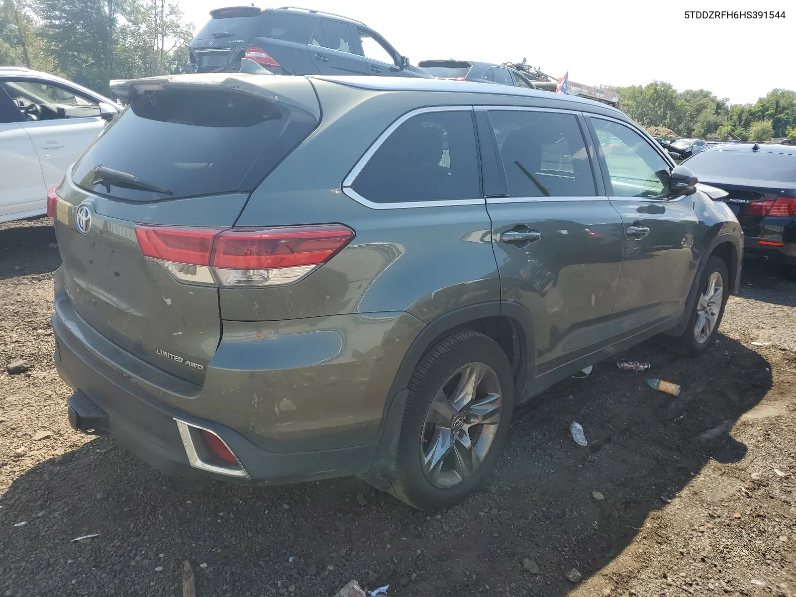 5TDDZRFH6HS391544 2017 Toyota Highlander Limited