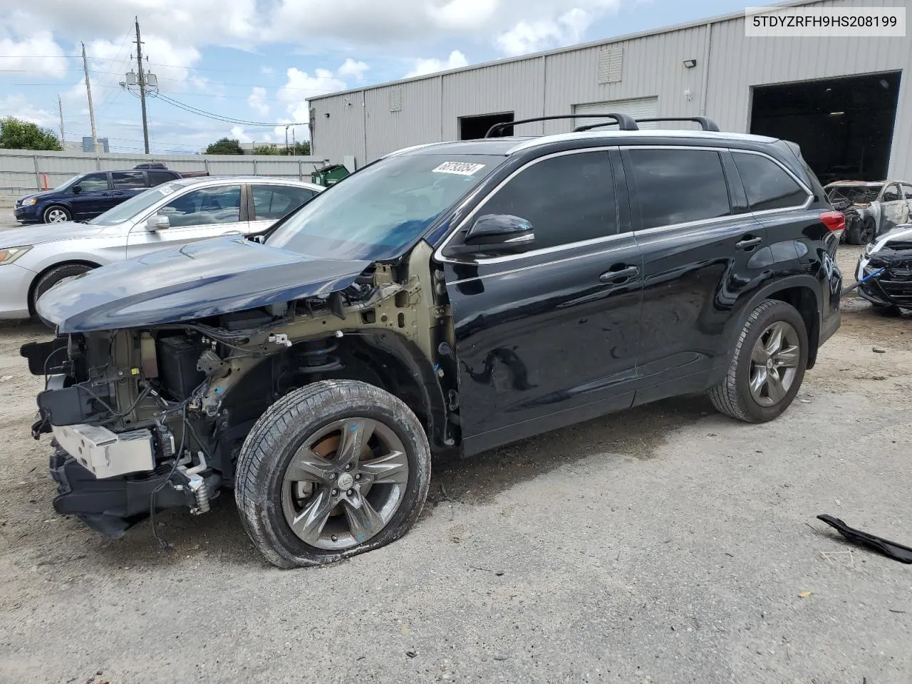 2017 Toyota Highlander Limited VIN: 5TDYZRFH9HS208199 Lot: 68793054