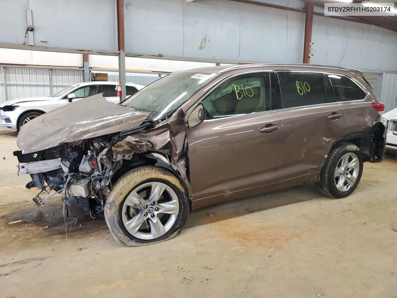 2017 Toyota Highlander Limited VIN: 5TDYZRFH1HS203174 Lot: 68902694