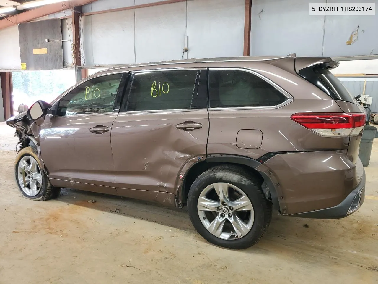 2017 Toyota Highlander Limited VIN: 5TDYZRFH1HS203174 Lot: 68902694