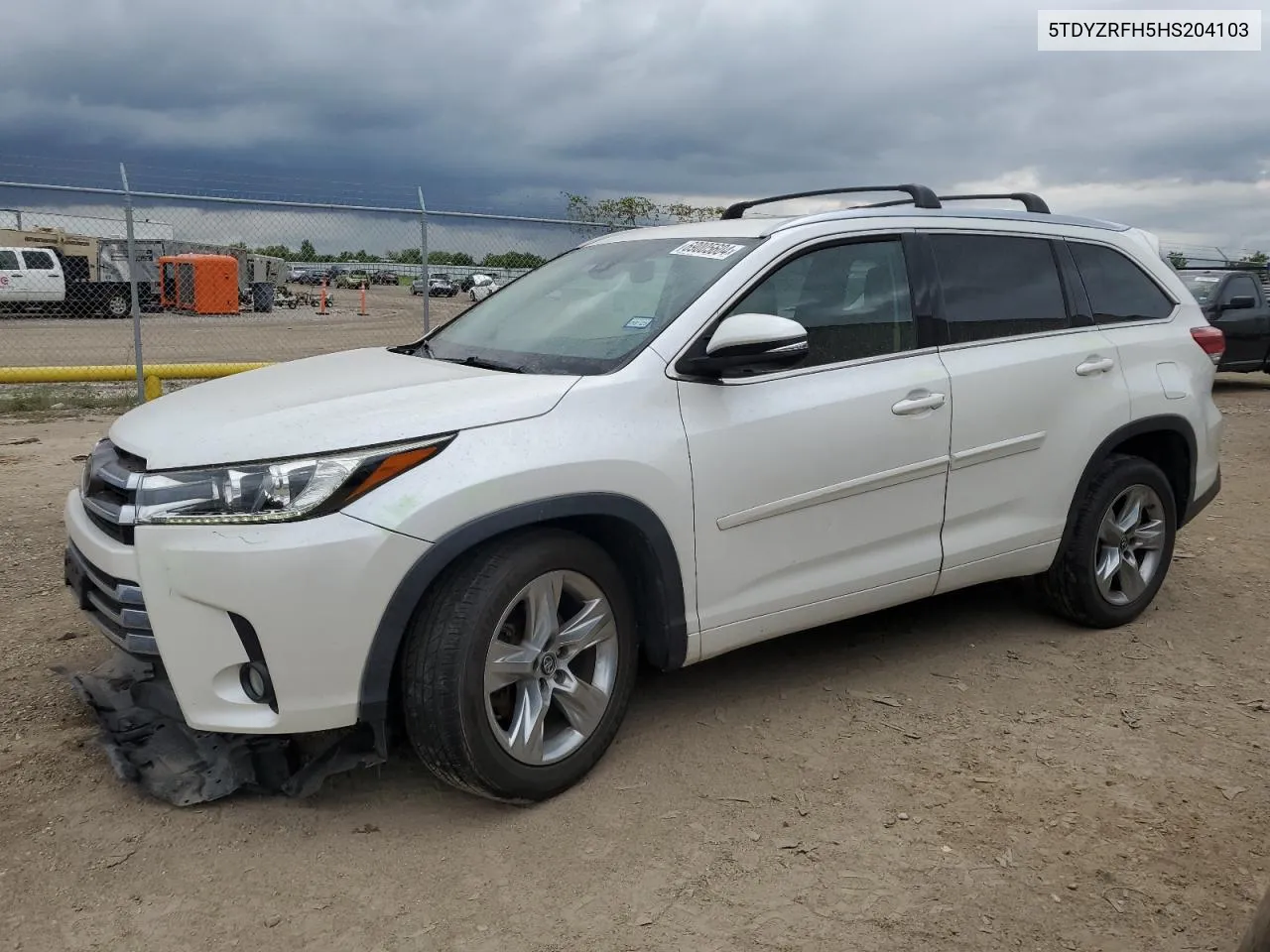 2017 Toyota Highlander Limited VIN: 5TDYZRFH5HS204103 Lot: 69005604