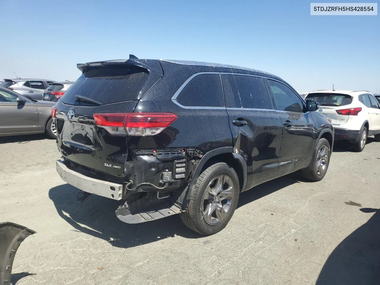 5TDJZRFH5HS428554 2017 Toyota Highlander Se