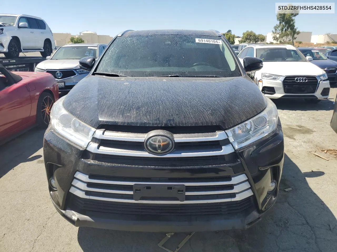 2017 Toyota Highlander Se VIN: 5TDJZRFH5HS428554 Lot: 69140104