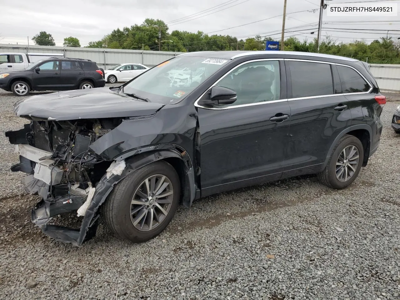 2017 Toyota Highlander Se VIN: 5TDJZRFH7HS449521 Lot: 69270984