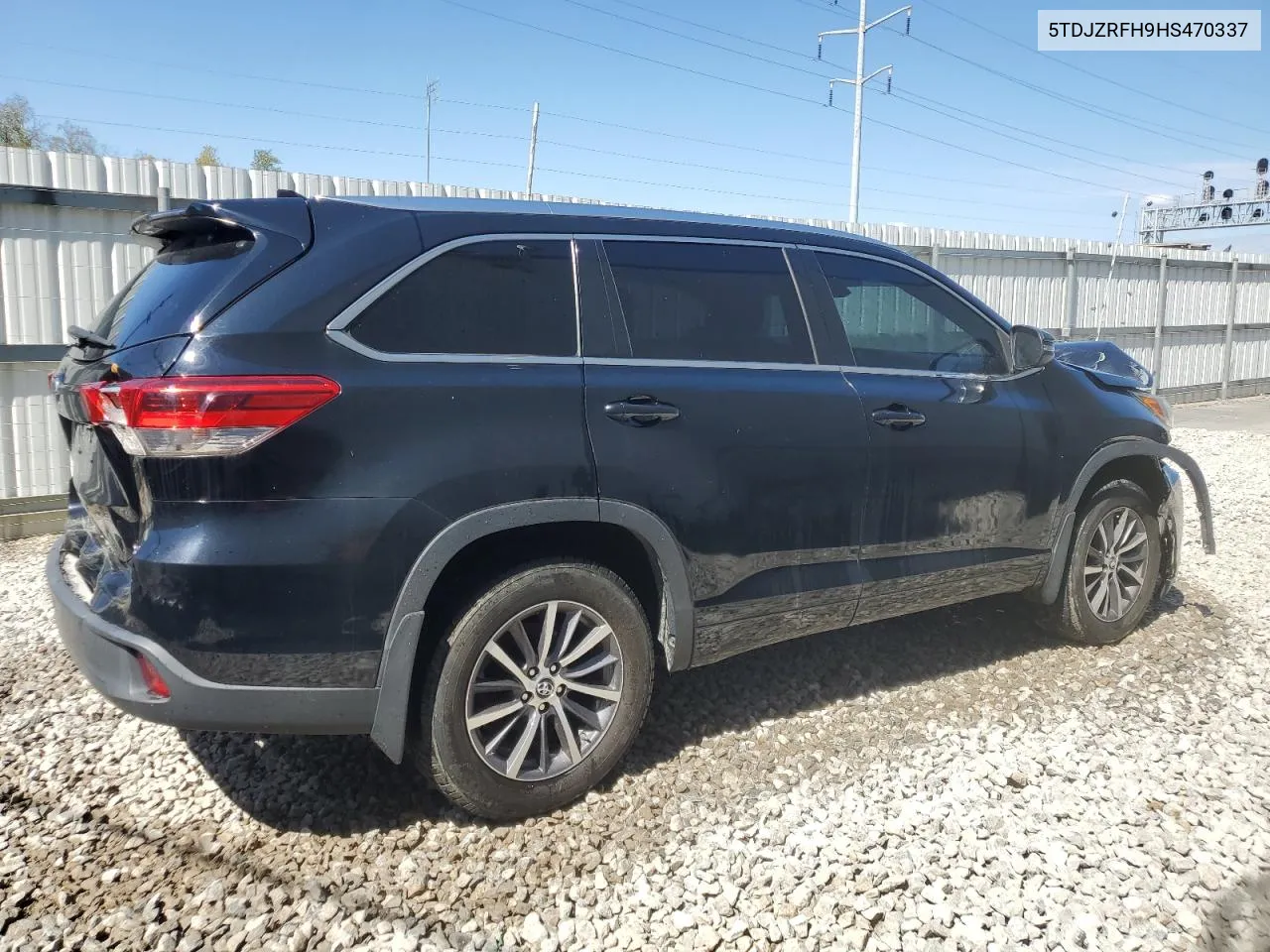 2017 Toyota Highlander Se VIN: 5TDJZRFH9HS470337 Lot: 69483504