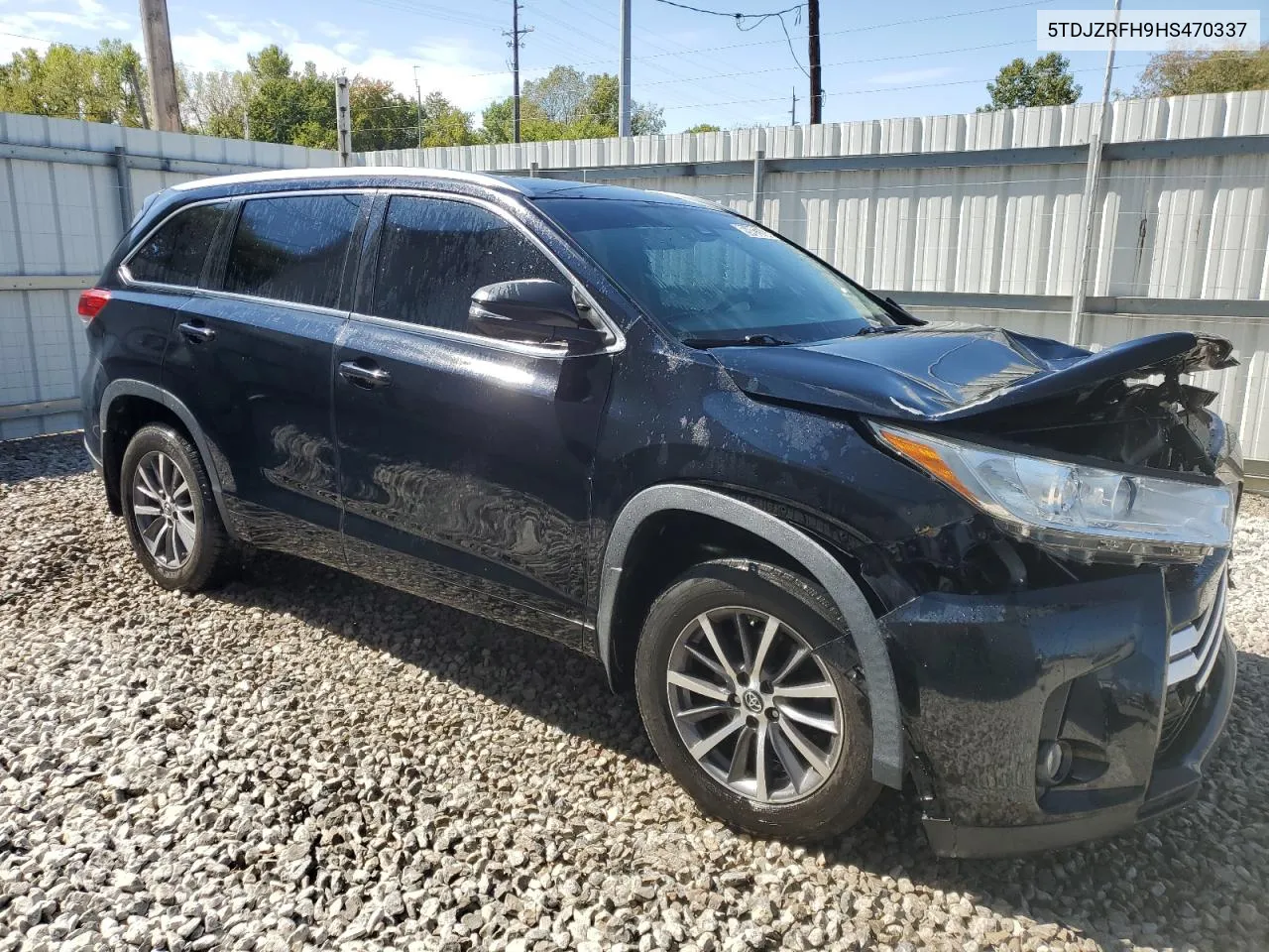 2017 Toyota Highlander Se VIN: 5TDJZRFH9HS470337 Lot: 69483504