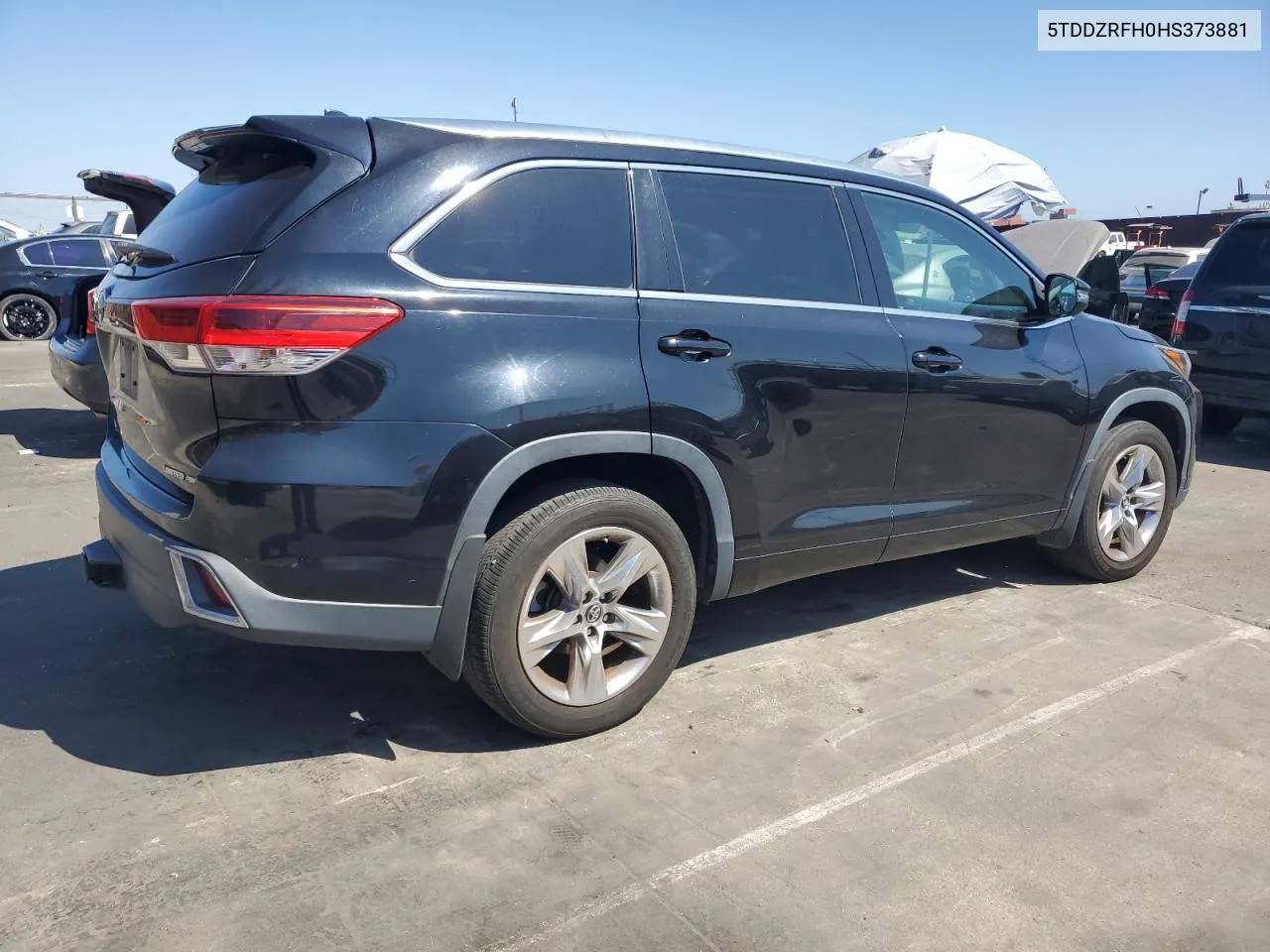 5TDDZRFH0HS373881 2017 Toyota Highlander Limited