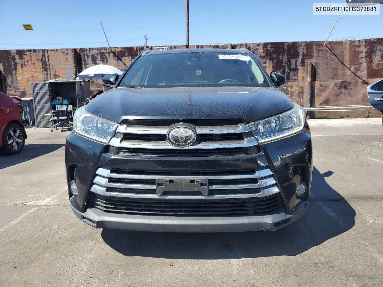 5TDDZRFH0HS373881 2017 Toyota Highlander Limited