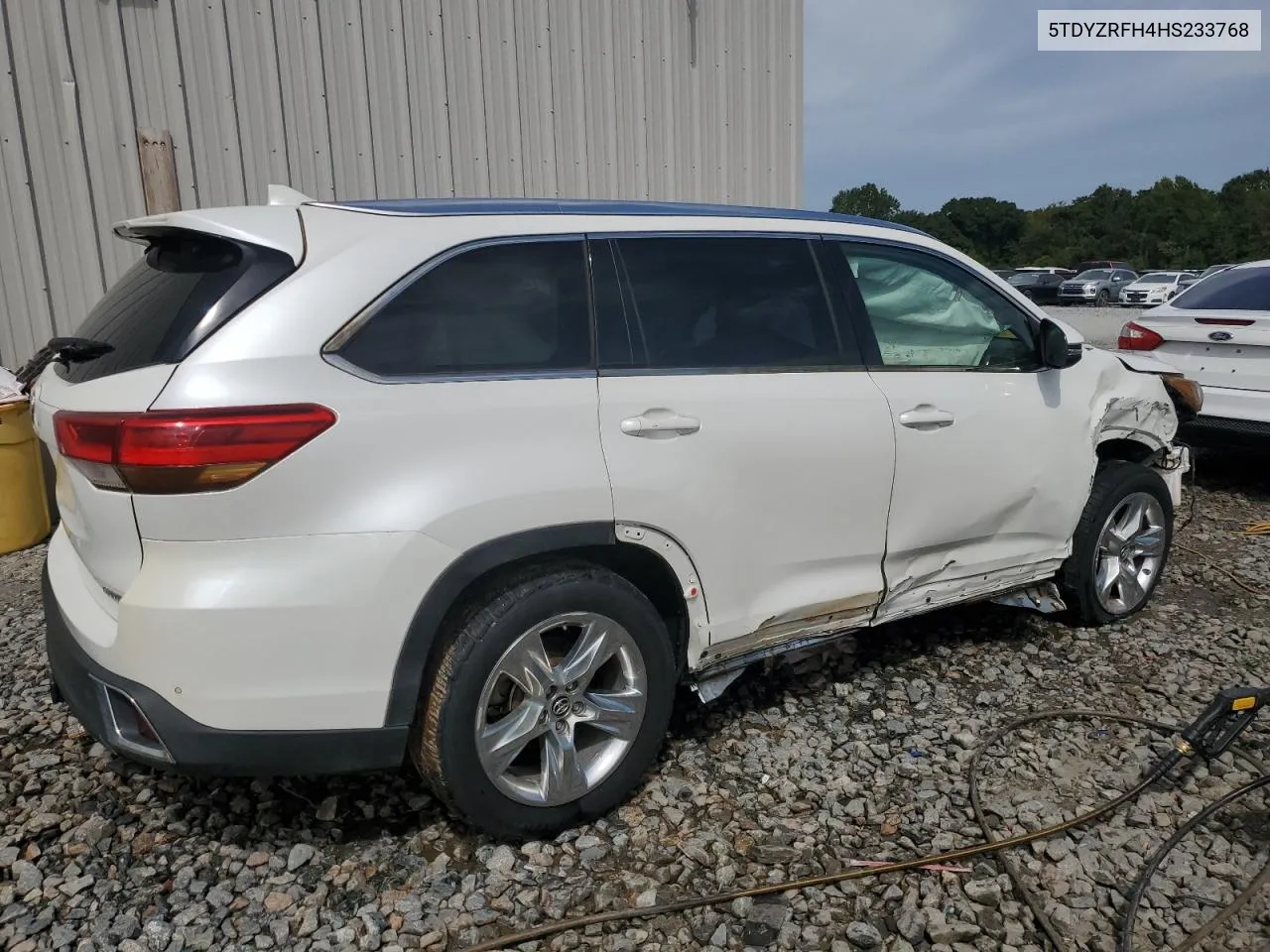 2017 Toyota Highlander Limited VIN: 5TDYZRFH4HS233768 Lot: 69814674