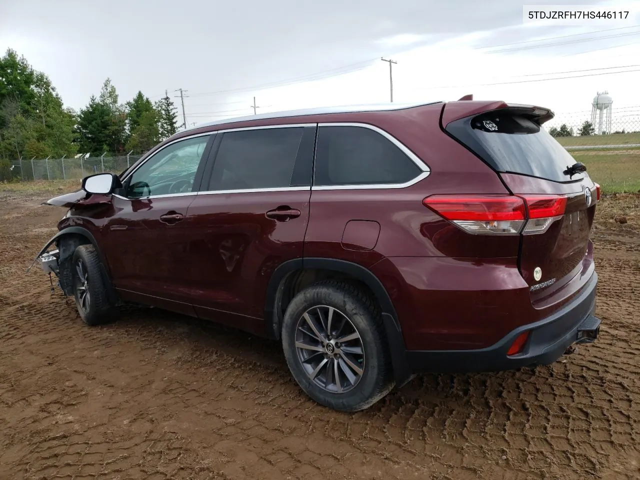 2017 Toyota Highlander Se VIN: 5TDJZRFH7HS446117 Lot: 70424794