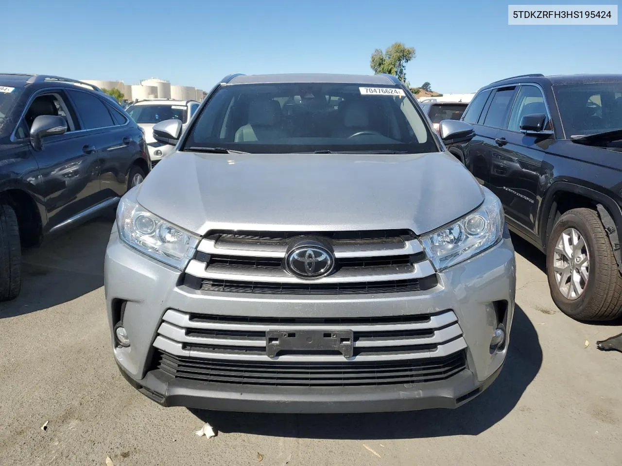 2017 Toyota Highlander Se VIN: 5TDKZRFH3HS195424 Lot: 70476624