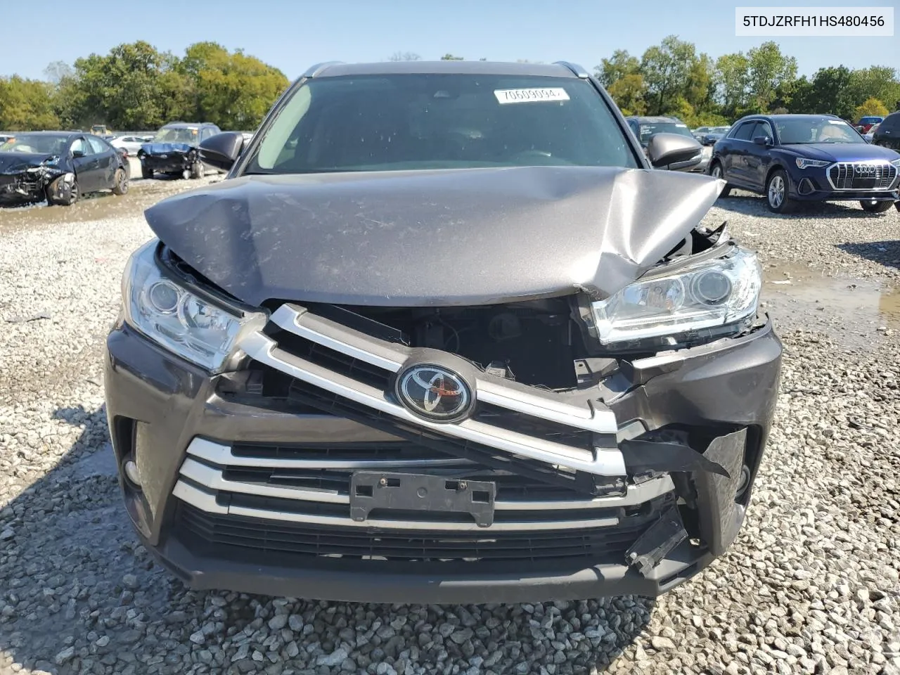 5TDJZRFH1HS480456 2017 Toyota Highlander Se