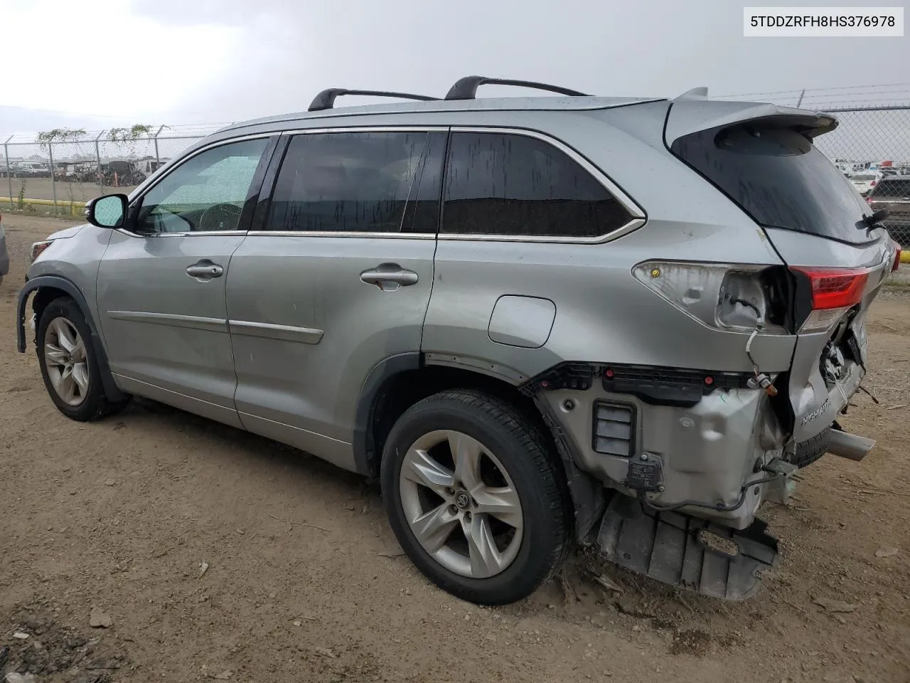 2017 Toyota Highlander Limited VIN: 5TDDZRFH8HS376978 Lot: 70703324