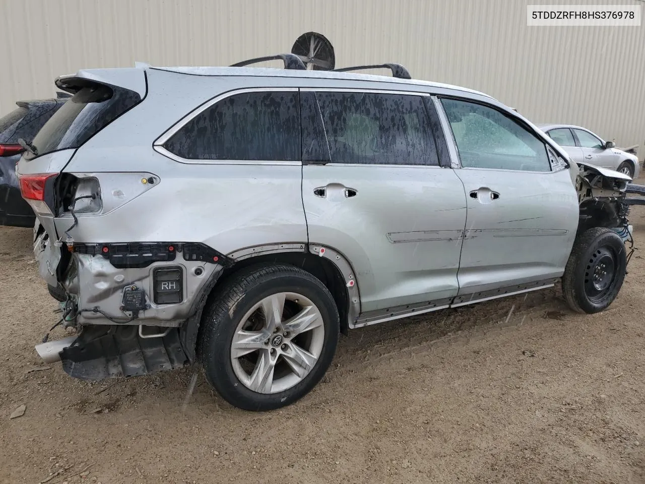 2017 Toyota Highlander Limited VIN: 5TDDZRFH8HS376978 Lot: 70703324