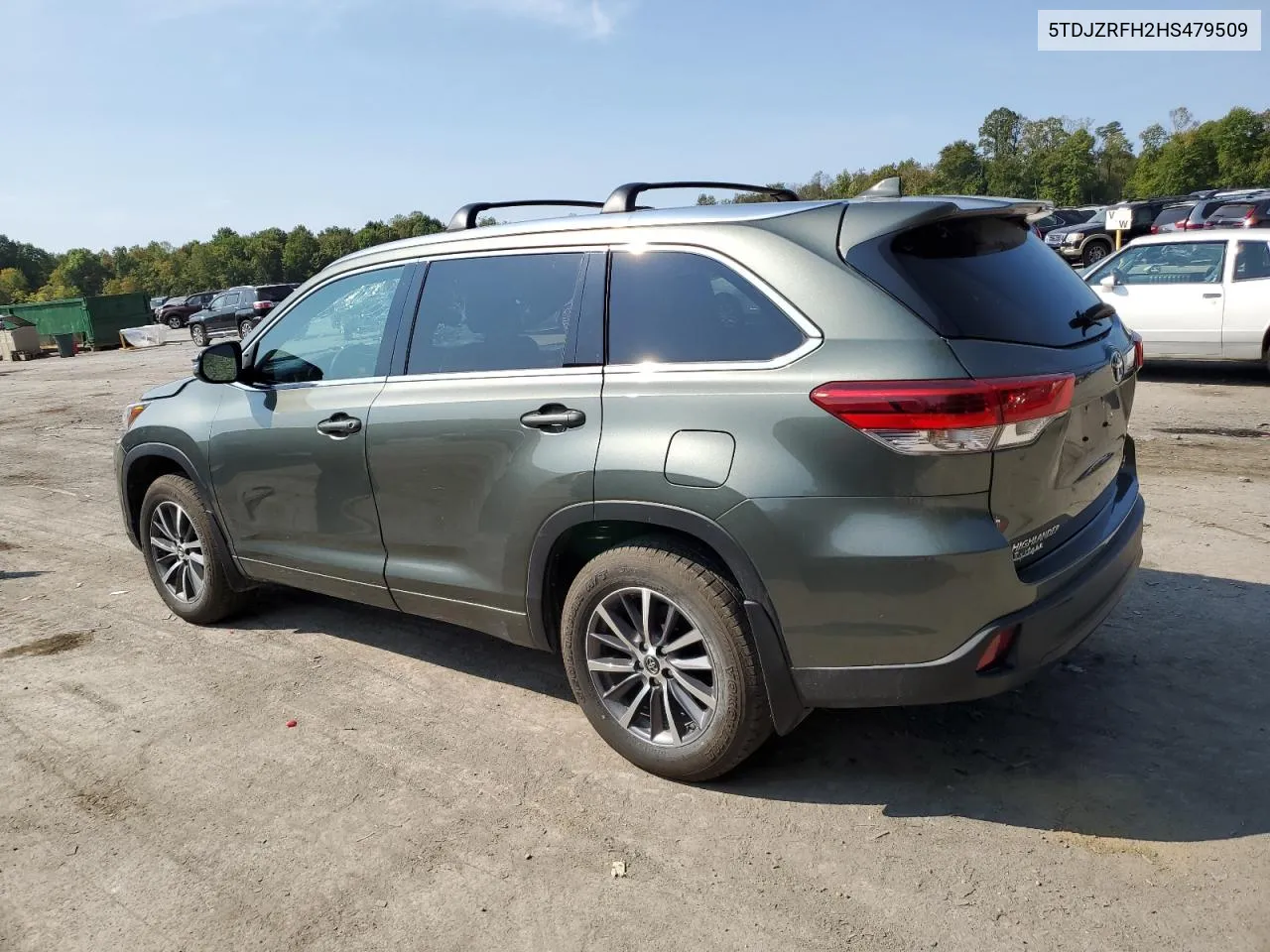 5TDJZRFH2HS479509 2017 Toyota Highlander Se