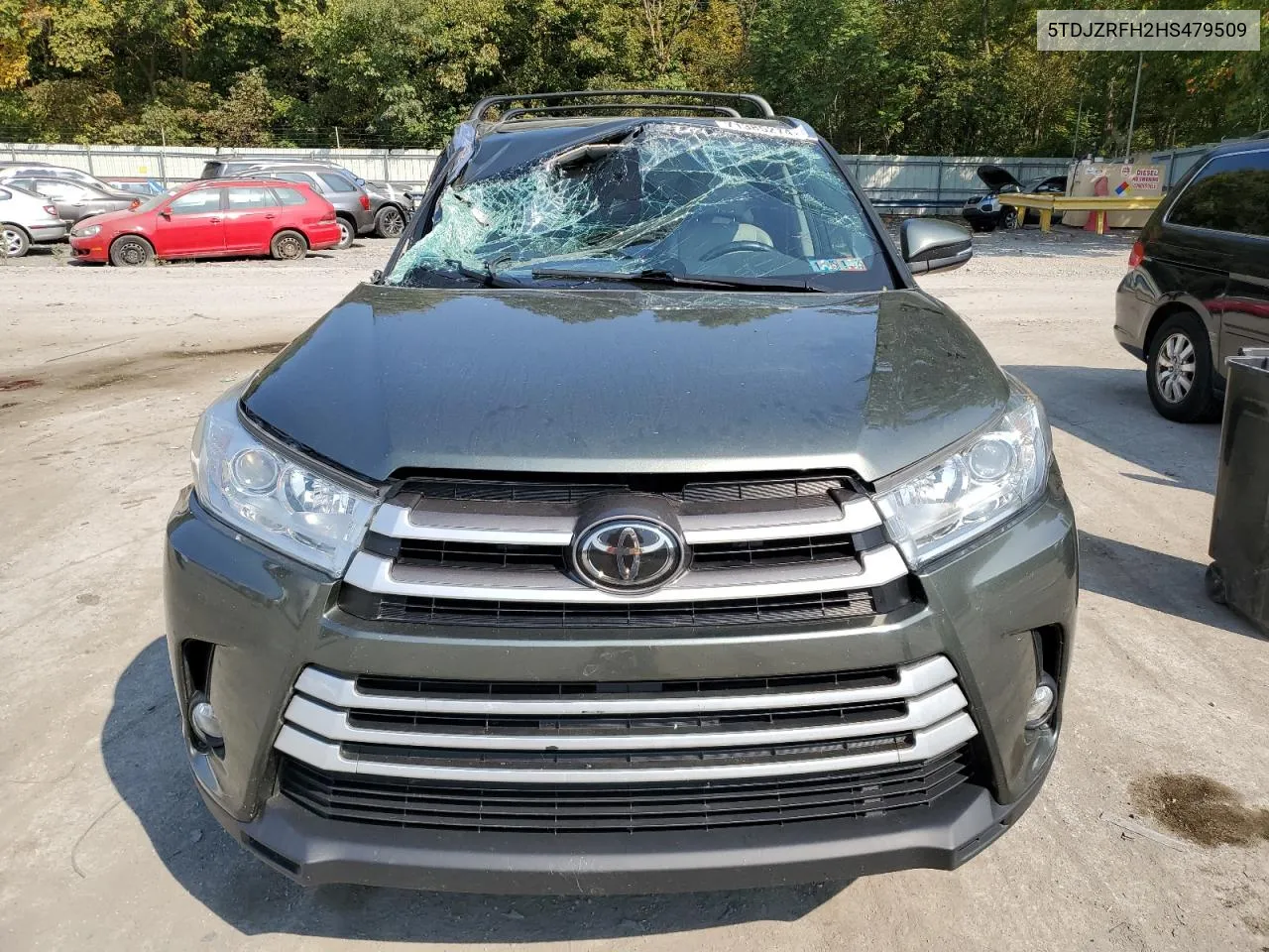 5TDJZRFH2HS479509 2017 Toyota Highlander Se