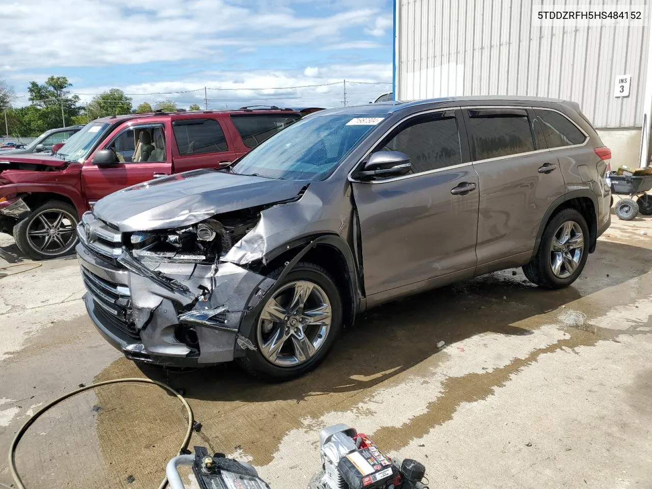 2017 Toyota Highlander Limited VIN: 5TDDZRFH5HS484152 Lot: 71987304