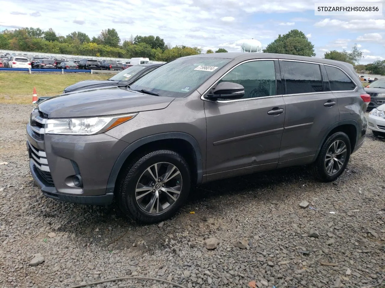 2017 Toyota Highlander Le VIN: 5TDZARFH2HS026856 Lot: 71996814